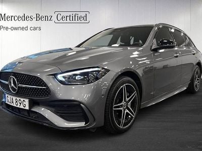Grå Begagnad 2025 Mercedes C300 AMG Kombi | 539 000 kr