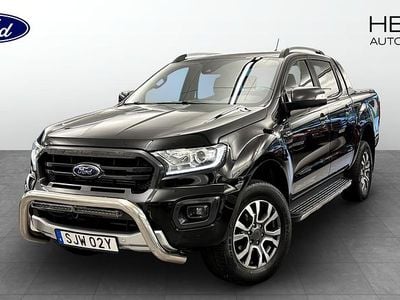 Svart (black) Begagnad 2020 Ford Ranger Wildtrack Pickup | 339 000 kr (Marknadspris)