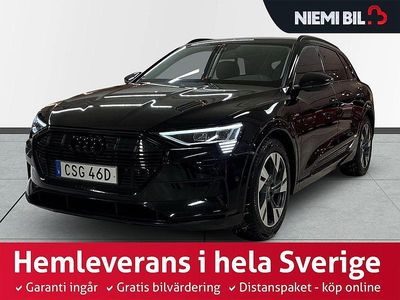 Svart Begagnad 2021 Audi e-tron SUV | 409 900 kr (Marknadspris)