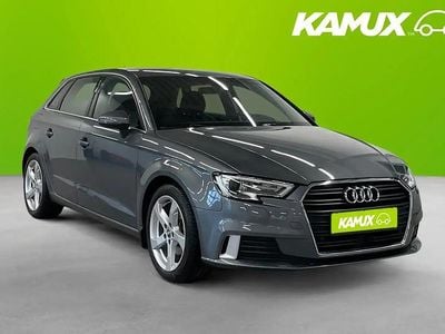 Begagnad Audi A3 Sportback Sport 150 HK (110 kW) 2019 Silver/grå Halvkombi