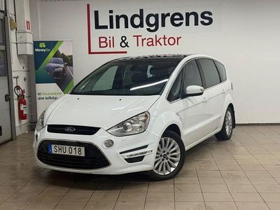 Vit Begagnad 2014 Ford S-MAX Business Edition Minibuss | 124 900 kr (Marknadspris)