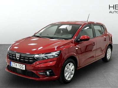 Begagnad Dacia Sandero 91 HK (66 kW) 2021 Röd Halvkombi