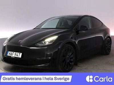 Svart Begagnad 2023 Tesla Model Y Performance SUV | 475 900 kr (Lite dyr)