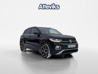Svart Begagnad 2019 VW T-Cross GT SUV | 189 900 kr (Marknadspris)