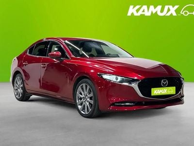 Röd Begagnad 2019 Mazda 3 Sedan | 214 800 kr (Marknadspris)