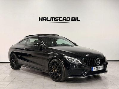 Begagnad Mercedes C300 AMG line 245 HK (180 kW) 2015 Svart Sportkupé