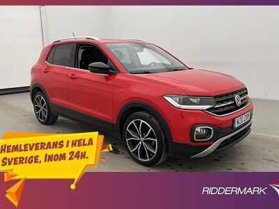 Röd Begagnad 2020 VW T-Cross SUV | 198 900 kr (Marknadspris)