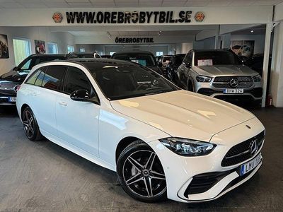 Vit Begagnad 2023 Mercedes C300e AMG line Kombi | 499 800 kr (Dyr)
