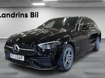 Svart Begagnad 2024 Mercedes C300 Kombi | 539 000 kr