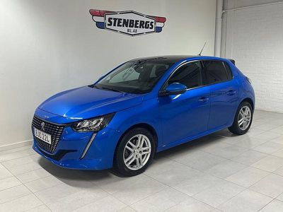 Blå Begagnad 2020 Peugeot 208 Allure Halvkombi | 164 900 kr (Marknadspris)
