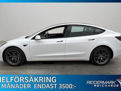 Begagnad Tesla Model 3 Long Range AWD 366 kW (498 HK) 2022 Vit Sedan