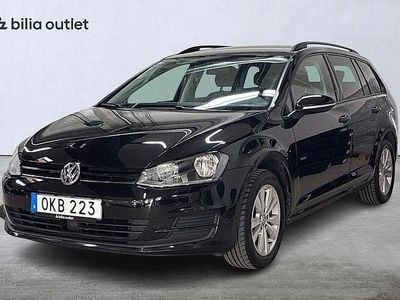 Begagnad VW Golf VII 110 HK (80 kW) 2016 Svart Kombi