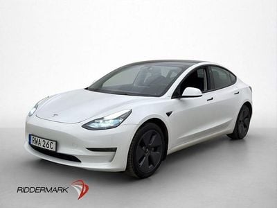 Begagnad Tesla Model 3 Long Range AWD 366 kW (498 HK) 2021 Vit Sedan