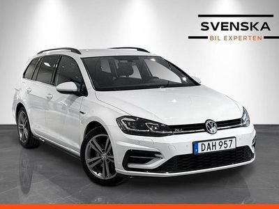 Vit Begagnad 2018 VW Golf VII R-line Kombi | 209 900 kr (Lite dyr)