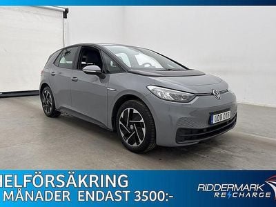 Begagnad VW ID.3 Pro Performance 150 kW (204 HK) 2022 Grå Halvkombi