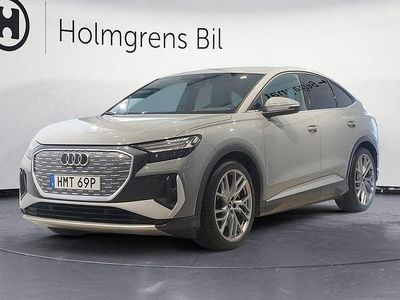 Begagnad Audi Q4 Sportback e-tron S-Line 219 kW (299 HK) 2022 Grå SUV