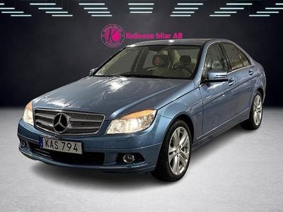 Begagnad Mercedes C180 156 HK (114 kW) 2009 Blå Sedan