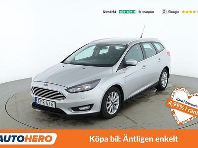 Grå Begagnad 2015 Ford Focus Titanium Kombi | 83 000 kr (Marknadspris)