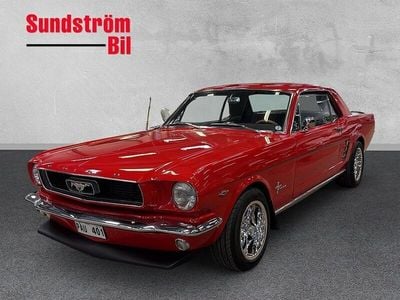 Röd Begagnad 1966 Ford Mustang Sedan | 329 900 kr