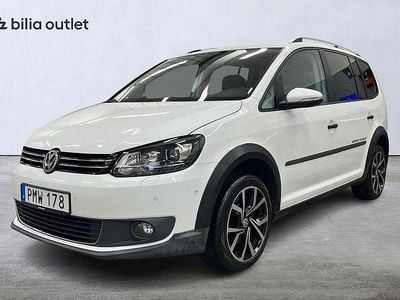 Begagnad VW Touran Cross 2015 Vit Minibuss