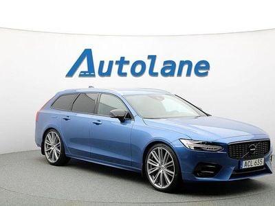 Blå Begagnad 2018 Volvo V90 R-Design Kombi | 339 900 kr (Dyr)