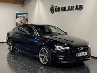 Svart Begagnad 2016 Audi A5 Sportback Comfort Halvkombi | 139 900 kr (Marknadspris)