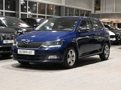 Begagnad Skoda Fabia Style 95 HK (69 kW) 2017 Blå Halvkombi