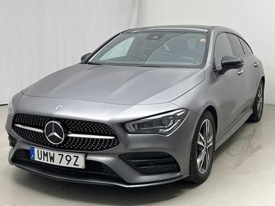 Grå Begagnad 2021 Mercedes CLA220 Shooting Brake AMG Kombi | 299 000 kr