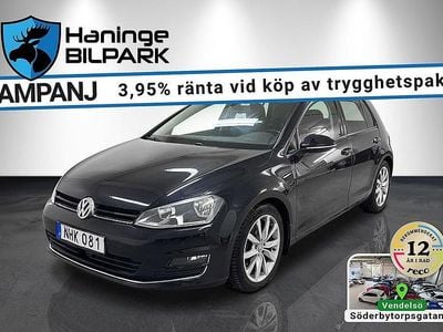 Svart Begagnad 2013 VW Golf VII Highline Halvkombi | 119 000 kr (Marknadspris)
