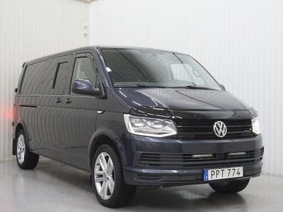 Blå Begagnad 2018 VW T6 Van | 219 900 kr (Lite dyr)