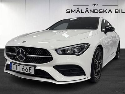 Begagnad Mercedes CLA220 Shooting Brake AMG 190 HK (139 kW) 2019 Vit Kombi