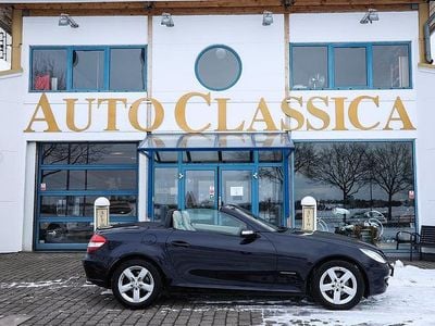 Begagnad Mercedes SLK200 163 HK (119 kW) 2005 Mörkblå metallic Cab