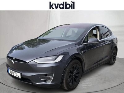 Mörkgrå Begagnad 2018 Tesla Model X SUV | 610 000 kr