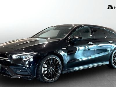 Svart Begagnad 2021 Mercedes CLA35 AMG Shooting Brake Premium Plus Kombi | 449 900 kr