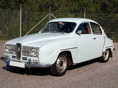Ljusblå Begagnad 1965 Saab 96 Sedan | 195 000 kr