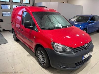 Begagnad VW Caddy 75 HK (55 kW) 2011 Röd Minibuss