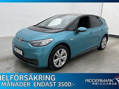 Begagnad VW ID.3 Pro Performance 150 kW (204 HK) 2023 Grön Halvkombi