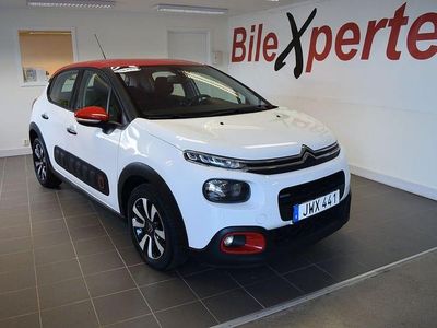 Begagnad Citroën C3 PureTech 111 HK (81 kW) 2016 Vit Halvkombi