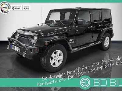 Begagnad Jeep Wrangler Unlimited Sahara 200 HK (147 kW) 2014 Svart SUV