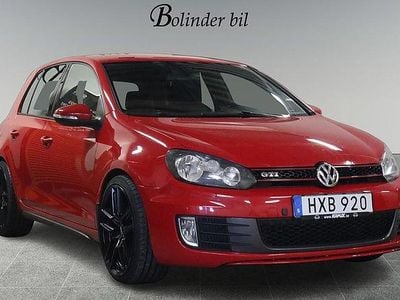 Begagnad VW Golf VI GTI 211 HK (155 kW) 2010 Röd Halvkombi
