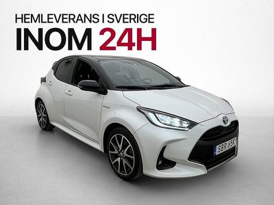 Begagnad Toyota Yaris 2021 Vit Halvkombi
