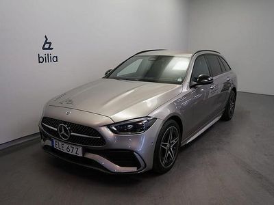 Silver Begagnad 2022 Mercedes C300e AMG line Kombi | 399 500 kr (Marknadspris)
