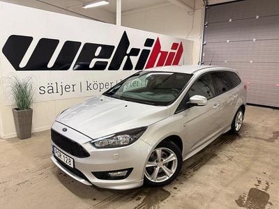 Grå Begagnad 2017 Ford Focus ST-Line Kombi | 114 500 kr (Marknadspris)
