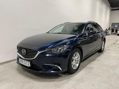 Blå Begagnad 2017 Mazda 6 Optimum Kombi | 134 800 kr (Bra pris)
