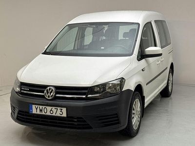 Vit Begagnad 2018 VW Caddy Life Minibuss | 79 000 kr (Marknadspris)