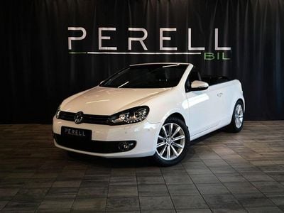 Vit Begagnad 2012 VW Golf Cabriolet Cab | 179 000 kr
