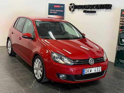 Begagnad VW Golf VI GT 141 HK (103 kW) 2010 Röd Halvkombi