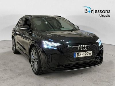 Mytsvart metallic Begagnad 2022 Audi Q4 e-tron S-Line SUV | 399 900 kr (Lite dyr)