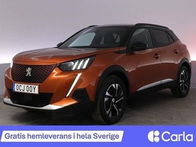 Begagnad Peugeot e-2008 GT 100 kW (136 HK) 2022 Orange SUV