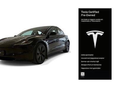 Begagnad Tesla Model 3 Long Range AWD 366 kW (498 HK) 2023 Svart Sedan